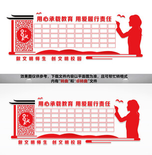 教师风采文化墙