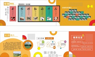 校园大厅文化墙