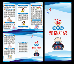 结核病日三折页