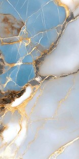 蓝白金大理石纹理图案