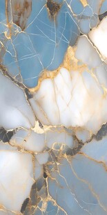 蓝白大理石纹理图案