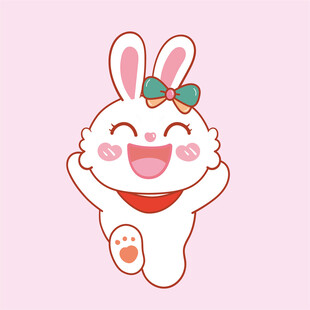 可爱兔子卡通形象