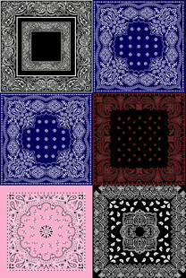 多彩几何图案方形装饰画