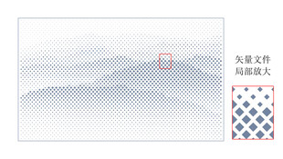 水墨山水背景纹理图案