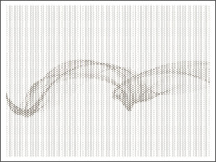 飘逸烟雾线条艺术画面