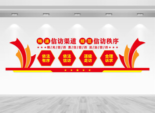 畅通信访渠道文化墙