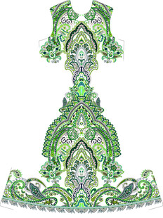 奢华绿宝石珠宝设计图