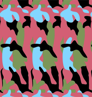 多彩抽象迷彩图案