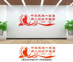 民族团结文化墙