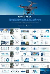 无人机行业工作总结汇报PPT