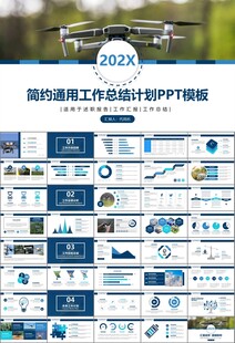 无人机行业工作总结汇报PPT