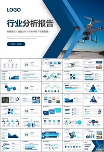无人机行业工作总结汇报PPT