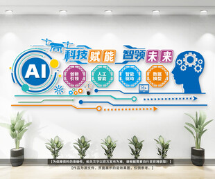 AI科技文化墙