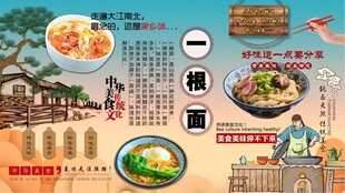 一根面背景墙