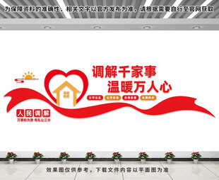 人民调解文化墙