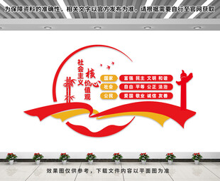 社会主义核心价值观文化墙