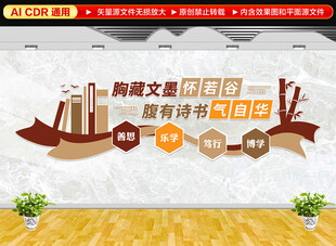 图书室文化墙