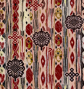 多彩民族风织物图案
