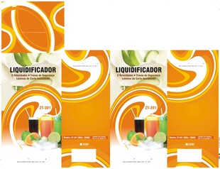 活力橙味能量饮料包装设计