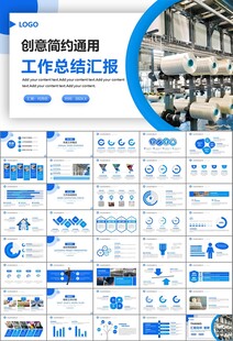纺织行业总结计划工作汇报PPT