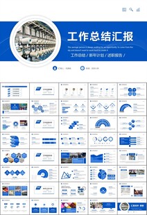 纺织行业总结计划工作汇报PPT