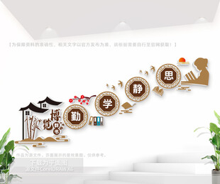 学校楼梯间文化墙