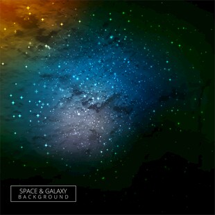 梦幻星空背景图