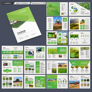 农业画册模板