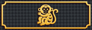 金色猴子图案