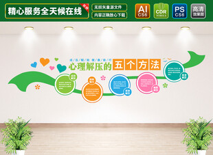 心理健康教育文化墙