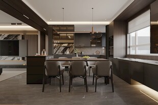 客餐厅场景效果图