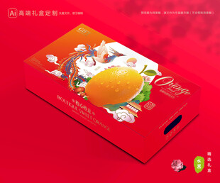 橙子包装 脐橙礼盒