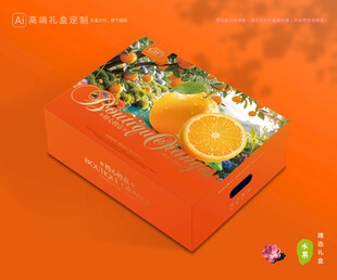 橙子包装 脐橙礼盒