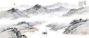 新中式水墨画