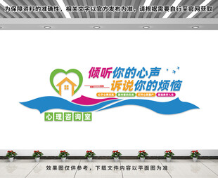 心理咨询室文化墙