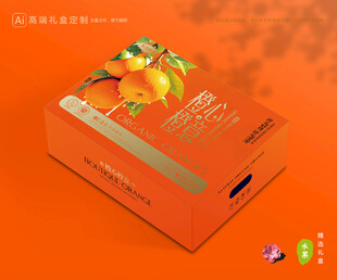 橙子包装 脐橙礼盒