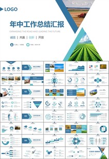 农业机械农业生产收割机PPT