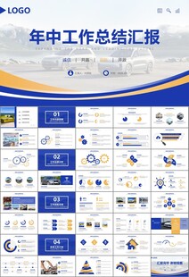 汽车销售4S店汽车行业PPT