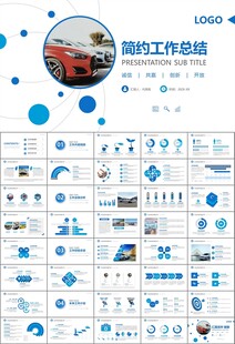 汽车销售4S店汽车行业PPT
