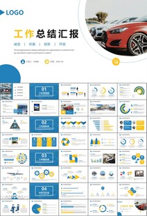 汽车销售4S店汽车行业PPT