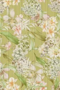 清新花卉图案背景