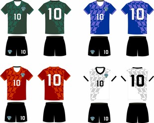 羽毛球服排球服网球服模板设计