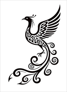 凤凰图腾图案设计