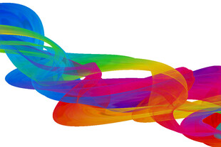 绚丽多彩流体艺术图案