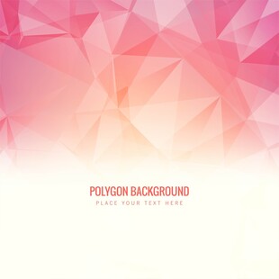 粉色多边形渐变几何背景