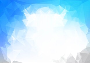蓝色渐变多边形背景图