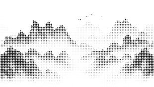 三角形山水外幕墙铝板冲孔