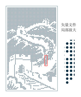 长城风景矢量图设计素材