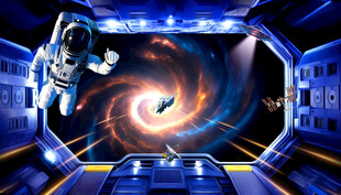 赛博朋克 宇宙星空