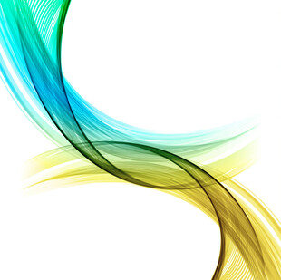 动感彩色飘带抽象背景图